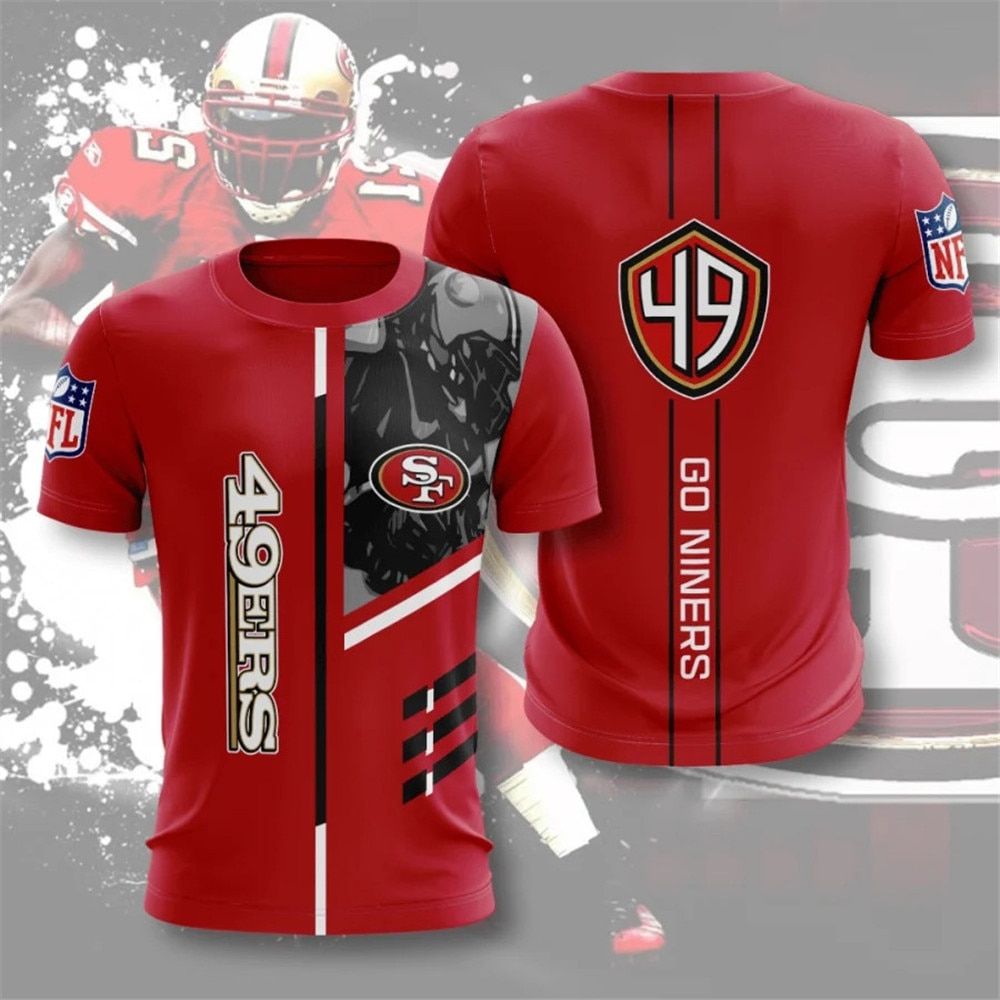 Summer rugby pattern 3D printing Harajuku men's T-shirt fashion cool men's and women's T-shirt
