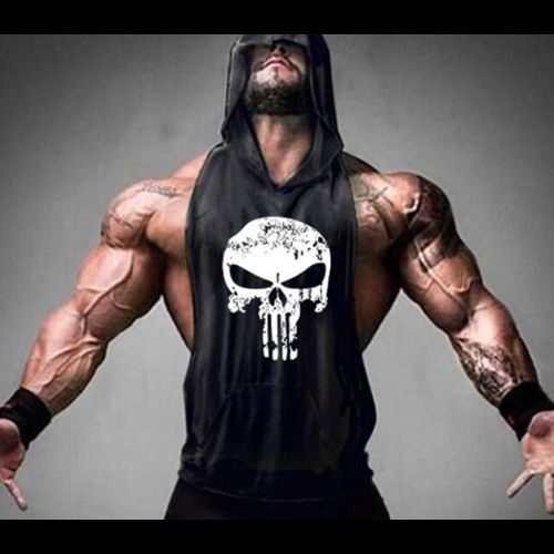 Seven Joe Bodybuilding Stringer Hoodies Hooded Fitness Brand TaTop Men Clothing Cotton