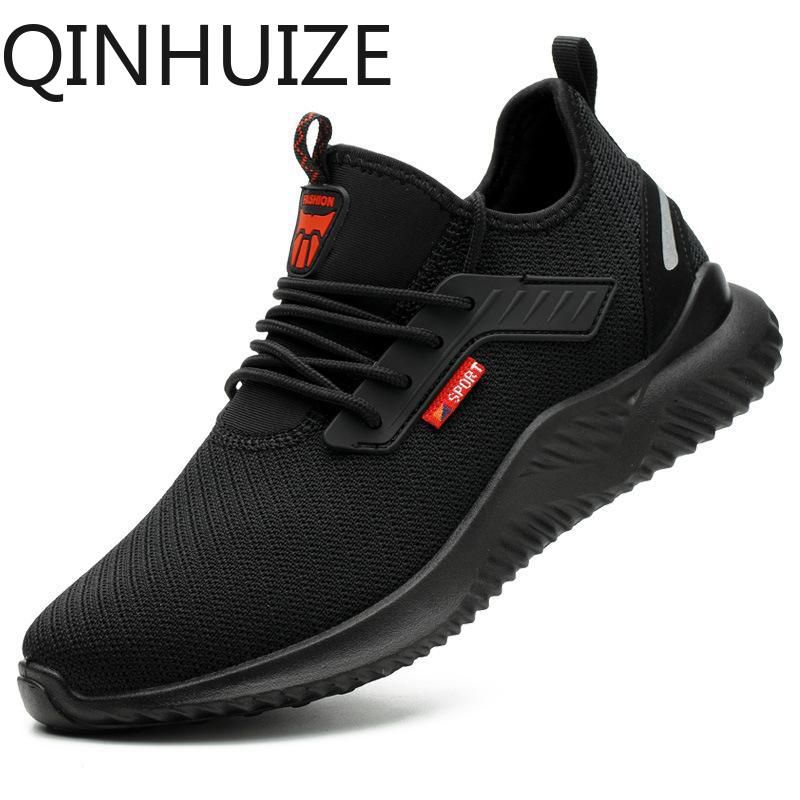 new safety shoes safety shoes, protective shoes, anti-smashing, piercing, summer, flying, woven, , lightweight work shoes