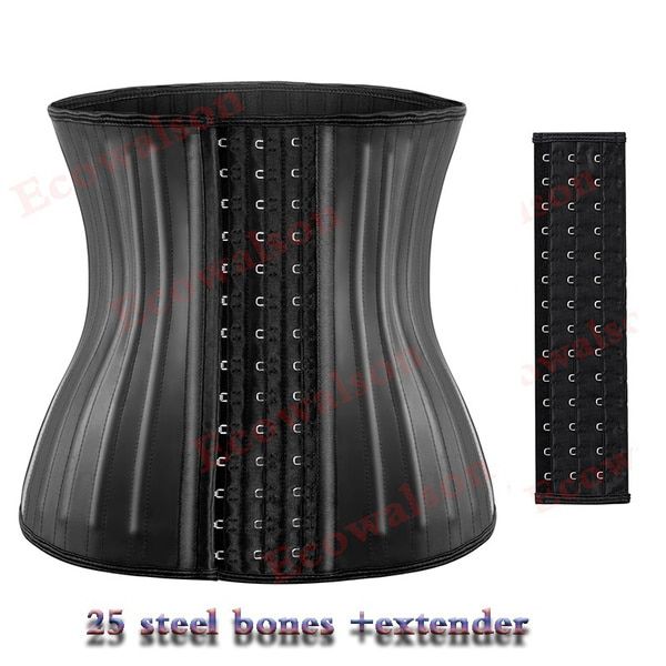XXXS-6XL 25 Steel Bone Waist Trainer for Women Corset Cincher Body Shaper Girdle Trimmer with Steel Bones And Extender