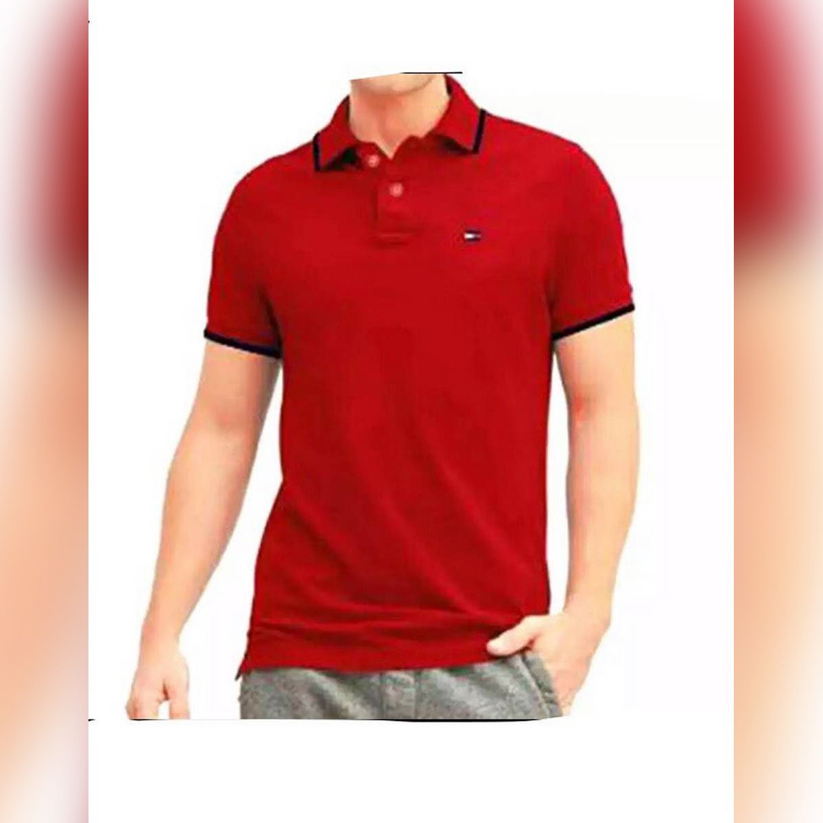 Classic Fit Performance Polo T-Shirt For Man.. - Polo T Shirt For Men - Polo T Shirt
