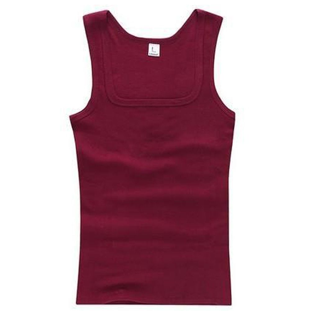 Men's Srts Casual TaTops Bodybuilding Fitness Muscle Sleeveless Singlet Top Vest TaMen's Underwear Solid Undershirts