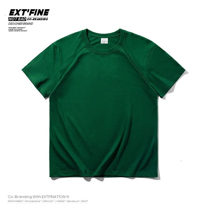 Summer Man T-shirts Short Sleeve Solid Color Casual Oversized T Shirt Men Harajuku Hop Cotton Men's Clothing Tops Tee