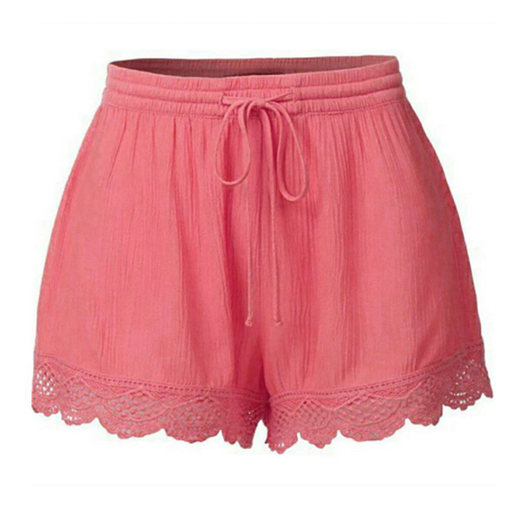 5xl Womens Shorts Summer Short Femme se_xy Lace Plus Size Rope Tie Shorts Sport Leggings Trousers Summer Shorts Feminino Spodenki