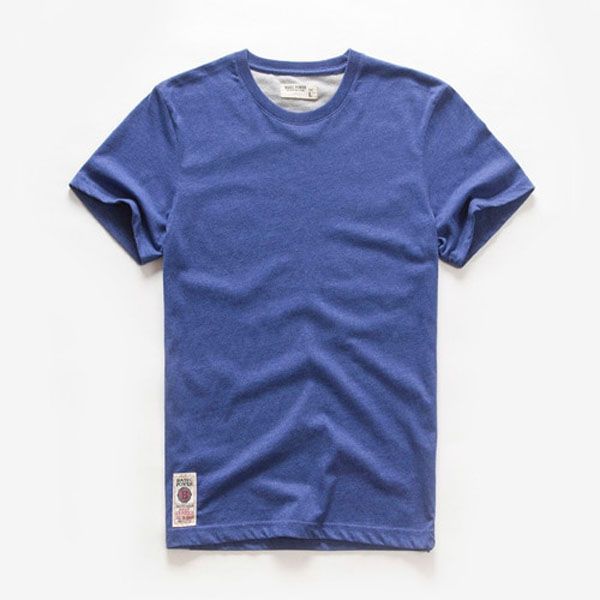 Men's T-shirt Cotton Solid Color t shirt Men Causal O-neck Basic Tshirt Male Classical Tops