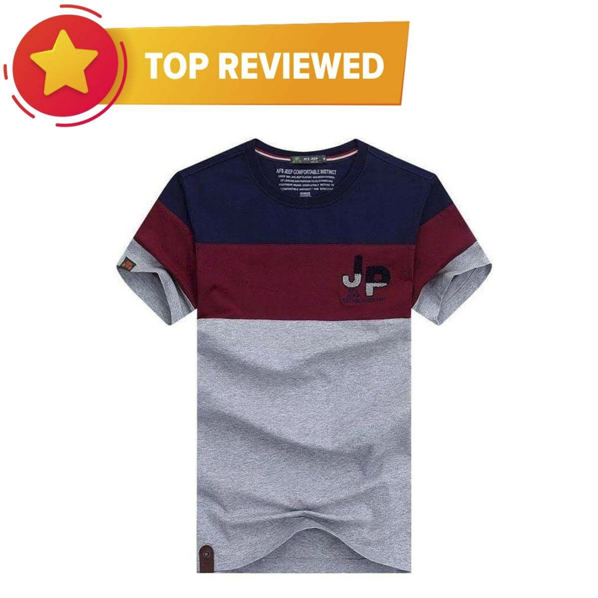Multi-color Cotton T-shirt for Men