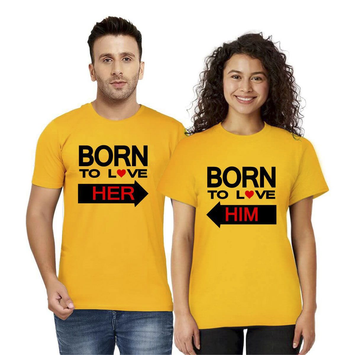 Pinterest Born to Love - Couples TShirts