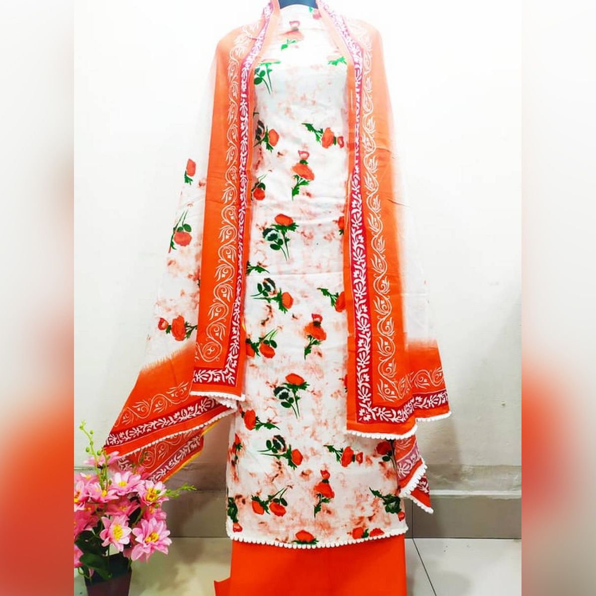 Latest Designed,   Cotton Fabric, Exclusive, Fashionable, Stylish and Comfortable, Salwar Kameez for Women