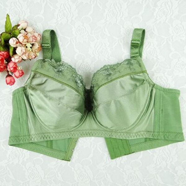 Arrival  Plus Size 48EFGH 110EFGH Bow underwear women super large  big size bra gather adjustable bras