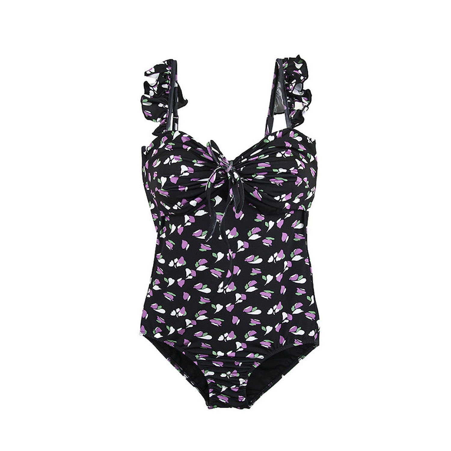 Swimsuit Sleeveless Comfortable Polyester Female Style Bikini for Vacation