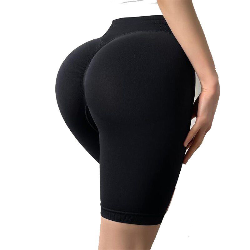 Seamless Biker Shorts Women Scrunch Butt Booty Shorts Workout Cycling Short High Waisted Gym Shorts Butt Lifting Yoga Tights