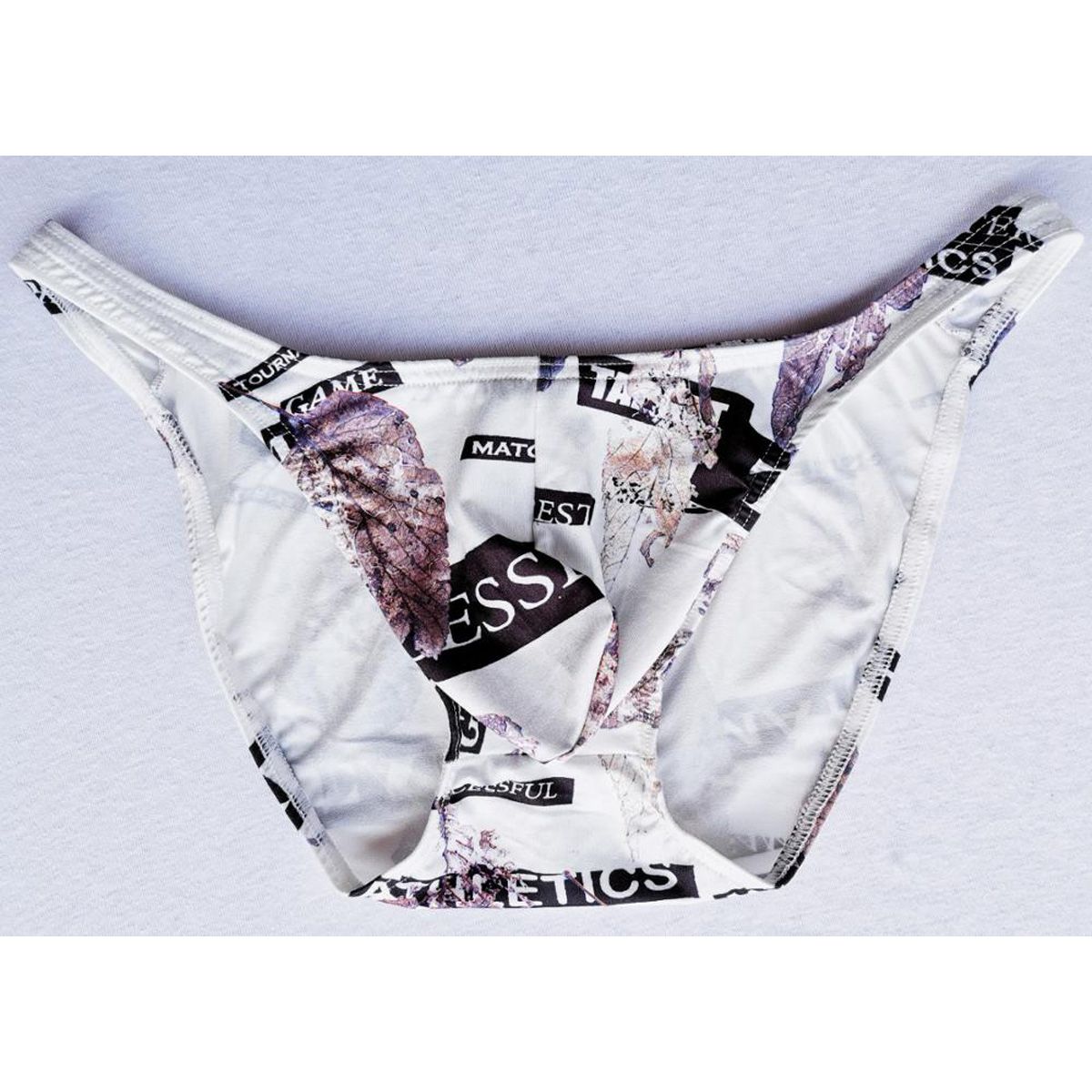 Men Briefs Men's Sexy Print Briefs bulge pouch Men  jockstrap Low waist breathable Gay Underpants Man HT030