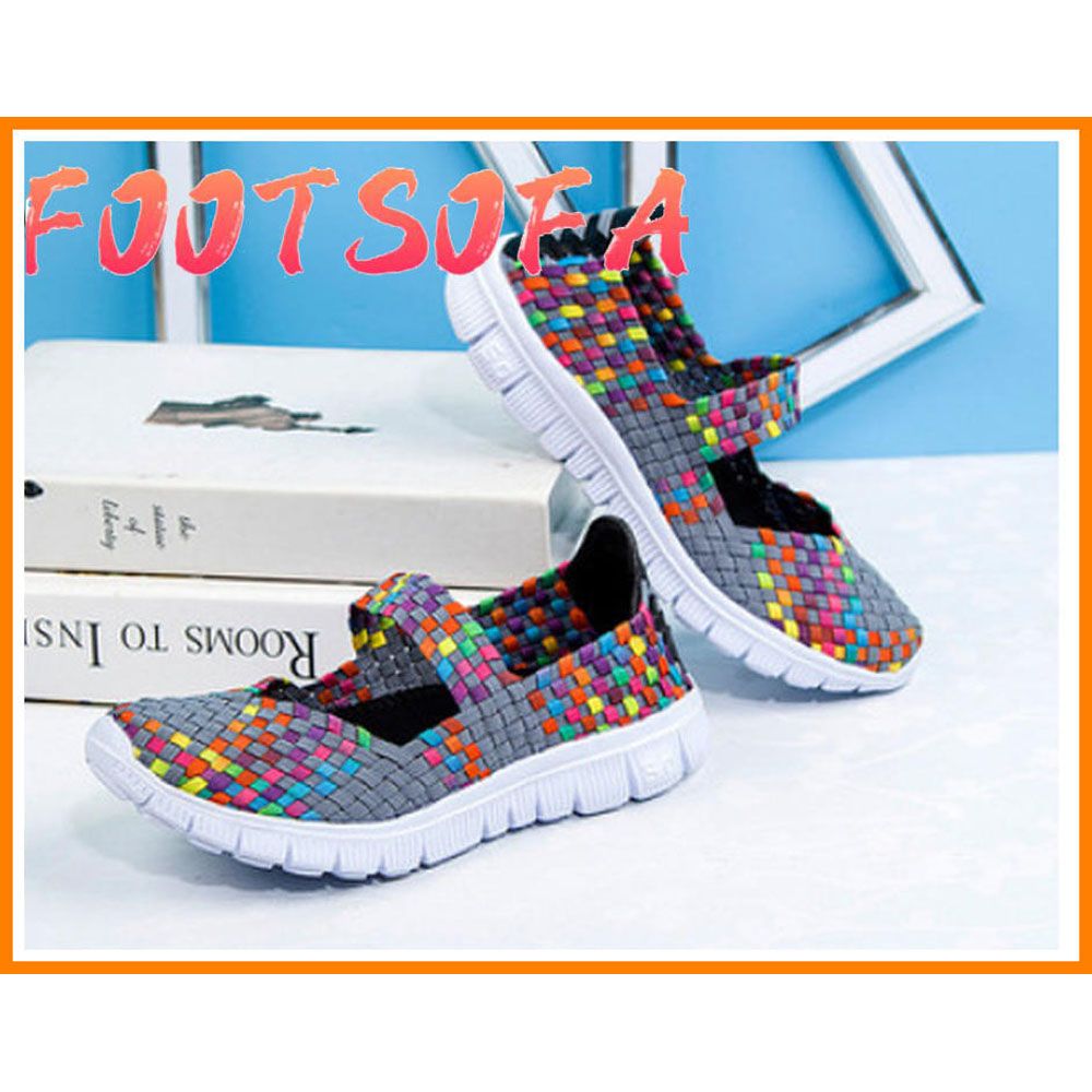 Women Woven Shoes Nice Summer Handmade Shoes Fashion Comfortable Women Woven Casual Shoes Sandals