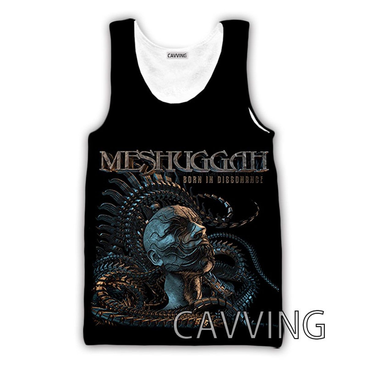 3D Printed  Meshuggah TaTops Harajuku Vest Summer Undershirt Shirts Streetwear for Men/women