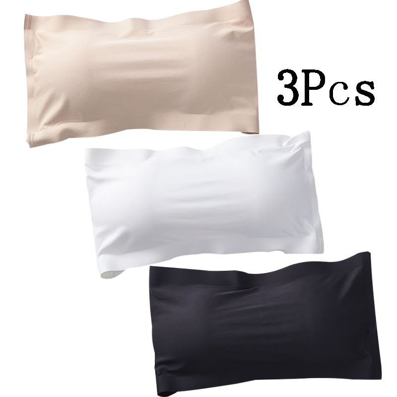 3 Pieces Bra Removable Pads Bra Seamless Bra Sport camisole bra Beauty Back Bra Strapless Bra