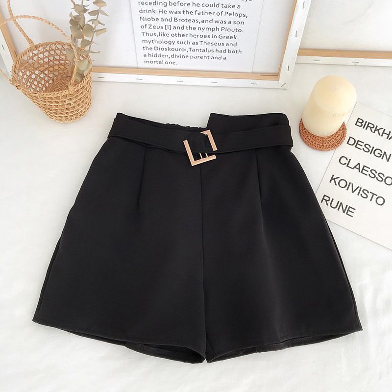 Chiffon Wide-leg Pants High Waist Casual Shorts