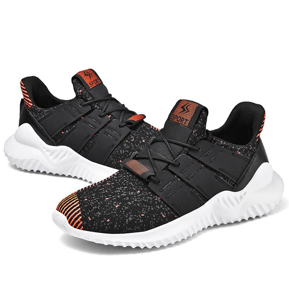 2711 Men Running Shoes Mesh Breathable Jogging Fitness Soft Sport Shoes Male