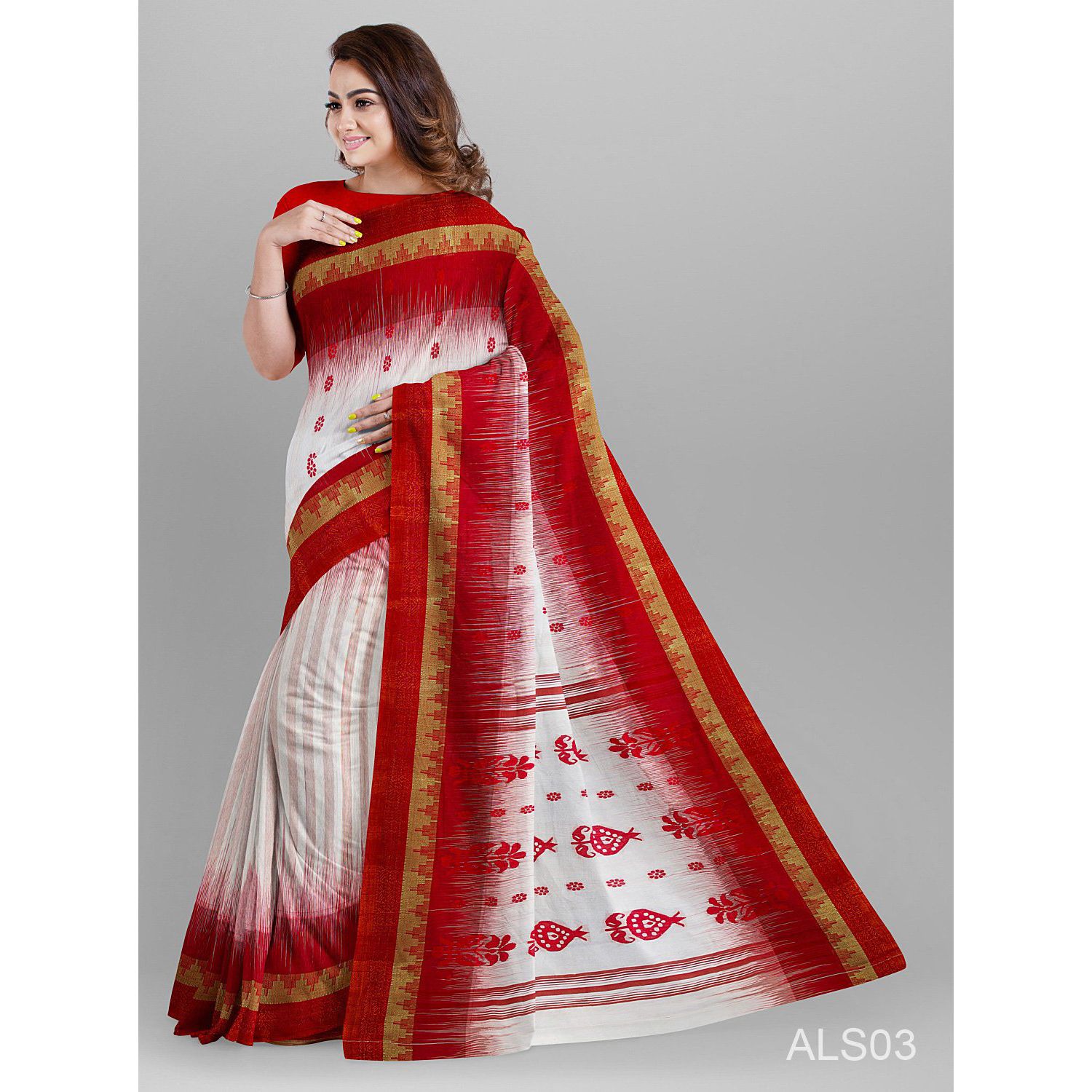 Half Silk Saree (Puja Special)