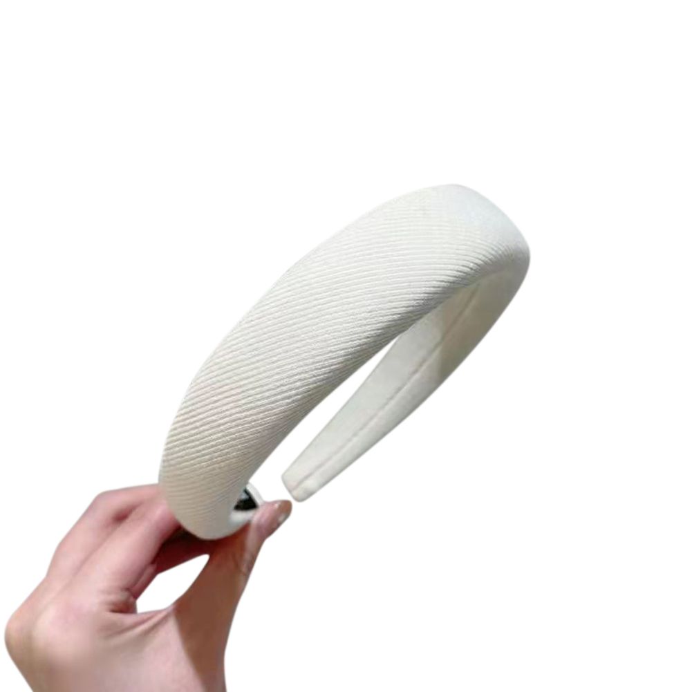 Yfashion Women irls Simple Sponge Wide Headbands Non-slip Fashion Hairbands Hair Accessories Headdress Without Hurting Hair color:camel