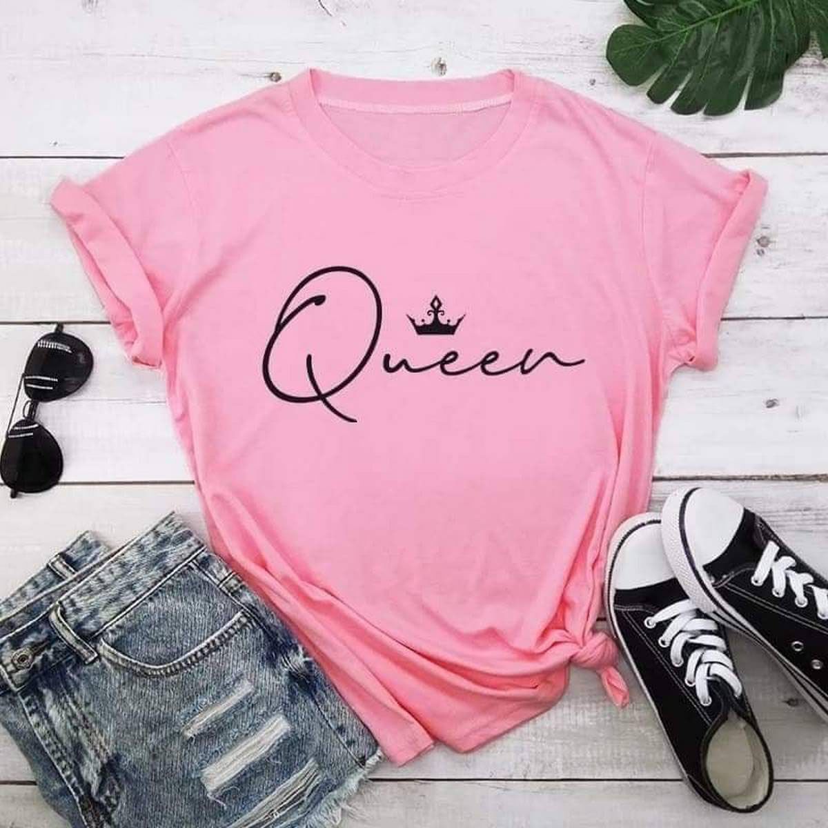 Ladies Short Sleeve Cotton T-Shirt - T Shirt For Women