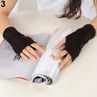 Women Fashion Winter Warmer Wrist Long Fingerlesstten Knited Soft Gloves