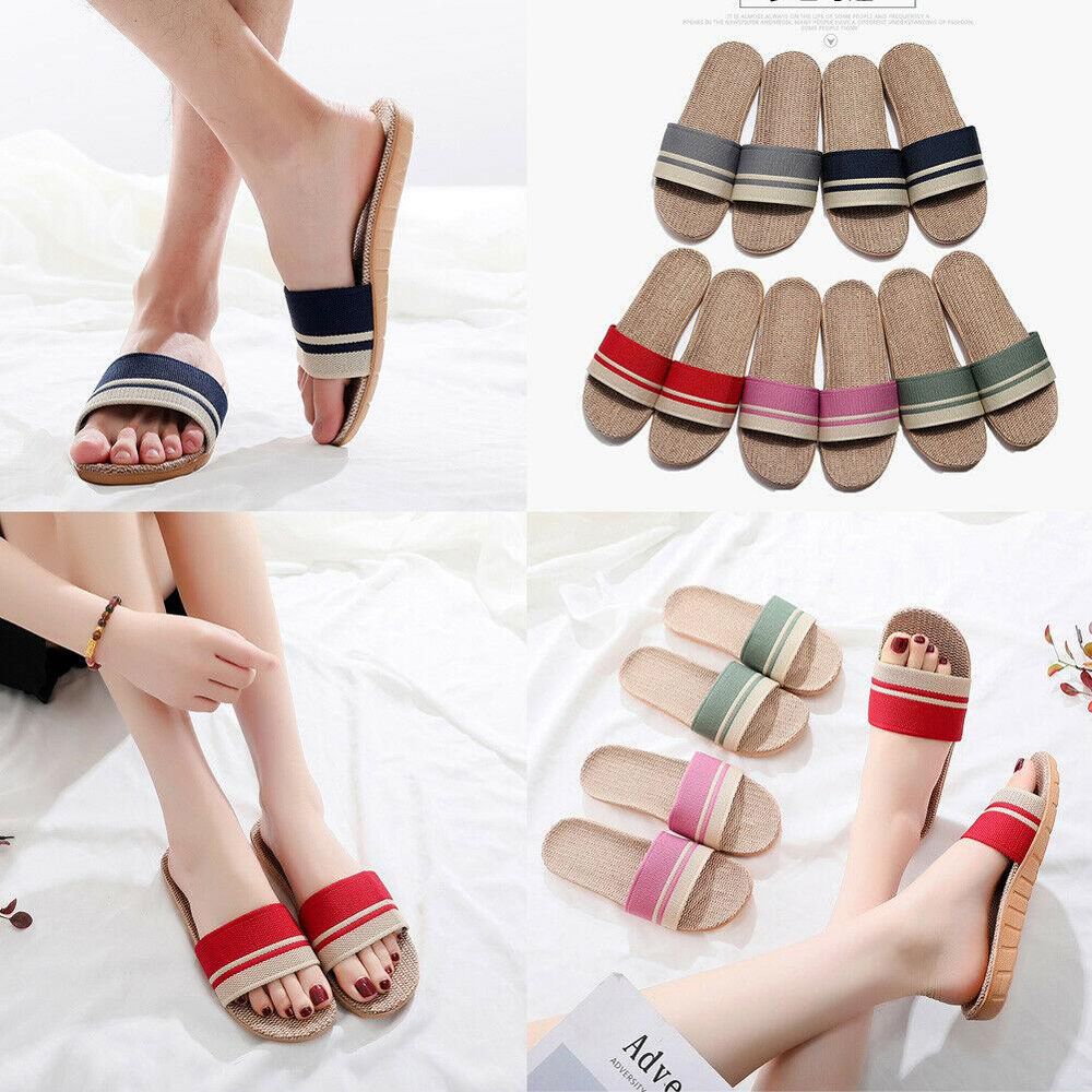 【ALLGOOD】Couples Summer Beach Slipprs Waterproof Comfy Sandal Home Hotel Shower Slipper