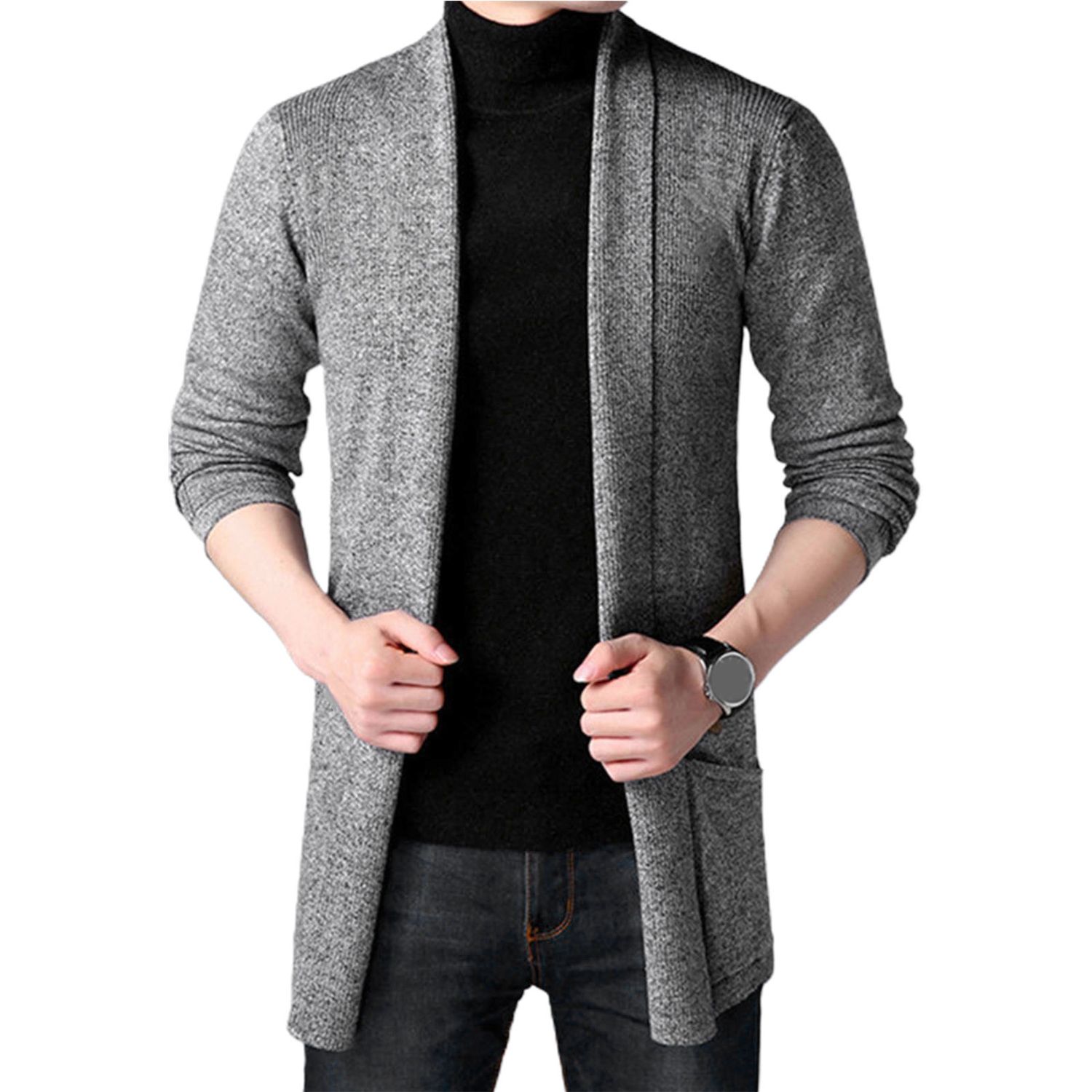 Men Cardigan Sweater Soft Exquisite Knitting Men Cardigan Sweater