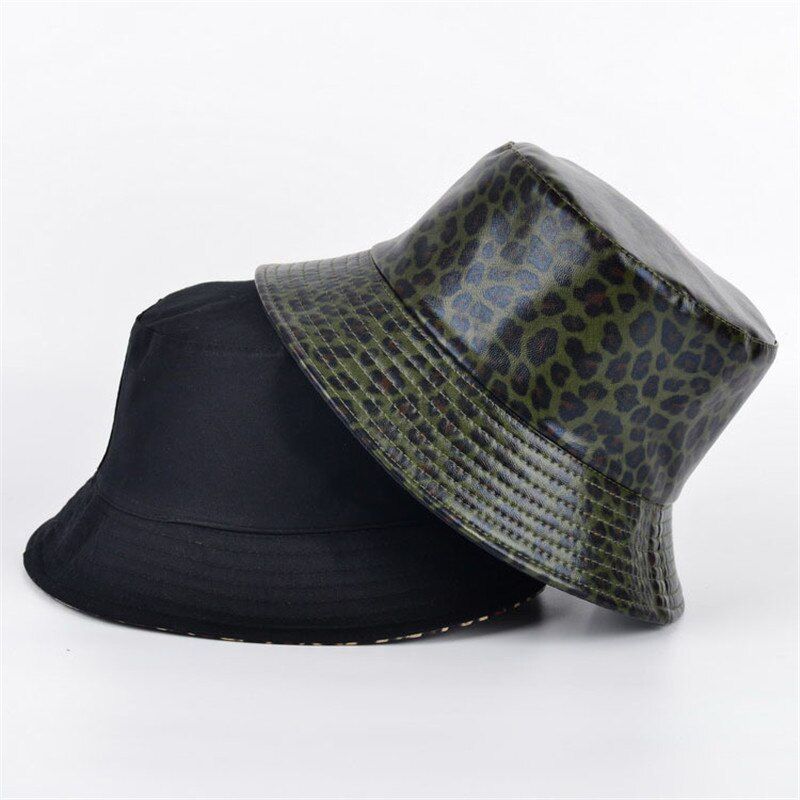 2020 Leopard print Hat Fisherman Hat outdoor travel hat Sun Cap Hats for Men and Women 280