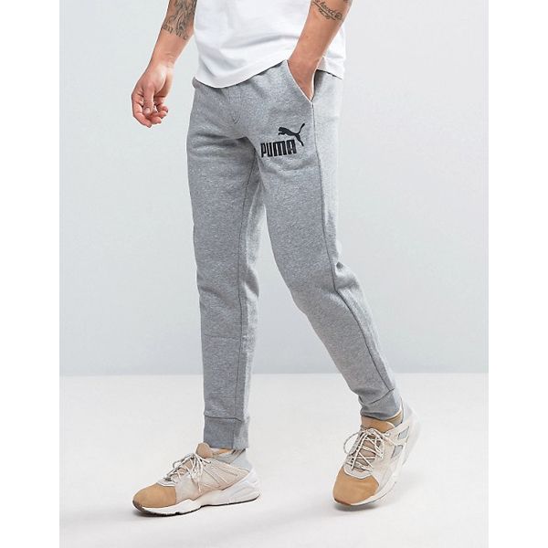 Slim Fit Dark Ash Trousers Joggers Sweats Pants for Mans