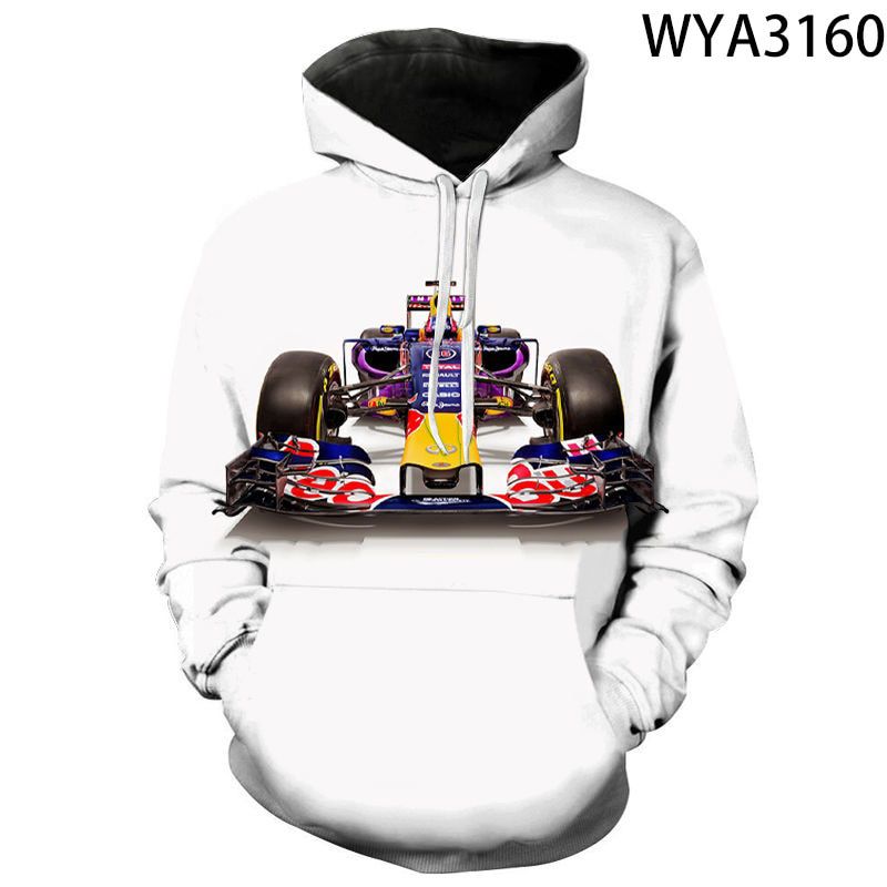 Formula Car 3D Printed Hoodies Men Women Children Fashion Sweatshirts Clothes Boy Girl Pullover Long Sleeve Streetwear Coat