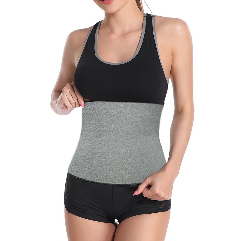Sweat Sauna Shaper For Women Polymer Waist Trainer Cincher Sauna Slimming Belt Neoprene-Free Body Shapers Tummy Control Trimmer