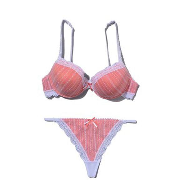 bra Europe and the United States famous bra set thin cup net underwear lace  care bra
