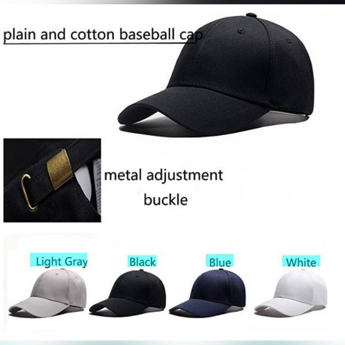 Curve Visor Adjustable Cap for Man