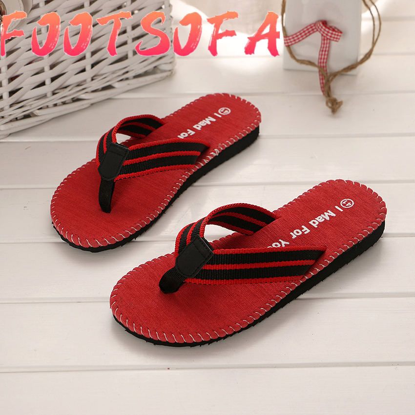 Men Summer Flip Flop Shoes Sandals Male Slipper Indoor Or Outdoor Beach Flip Flops Men Fashion Home Non-slip Breathable3.38