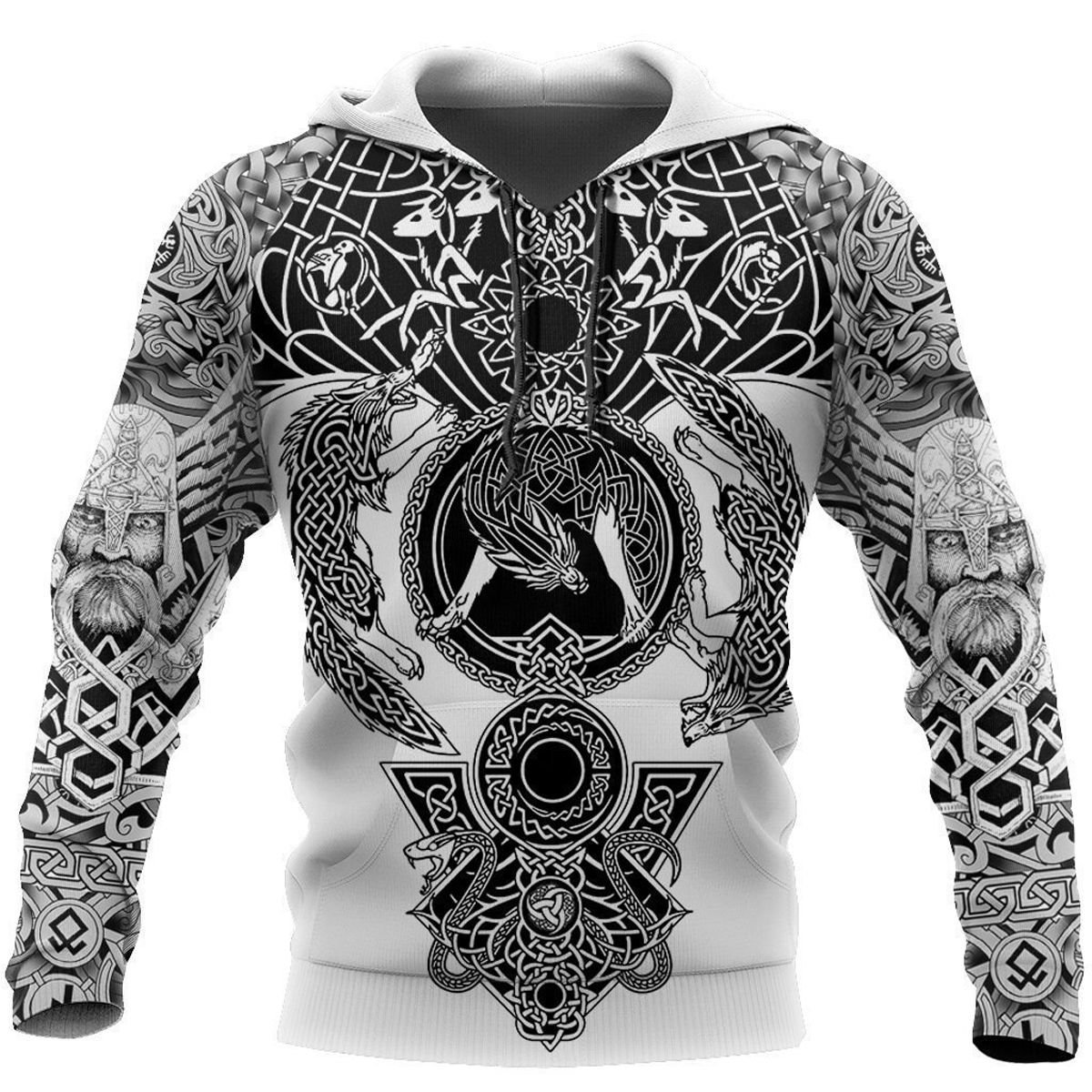 Viking Odin Tattoo 3D Printed Men hoodies Harajuku Fashion Hooded Sweatshirt Autumn Unisex Street hoodie sudadera Streetwear