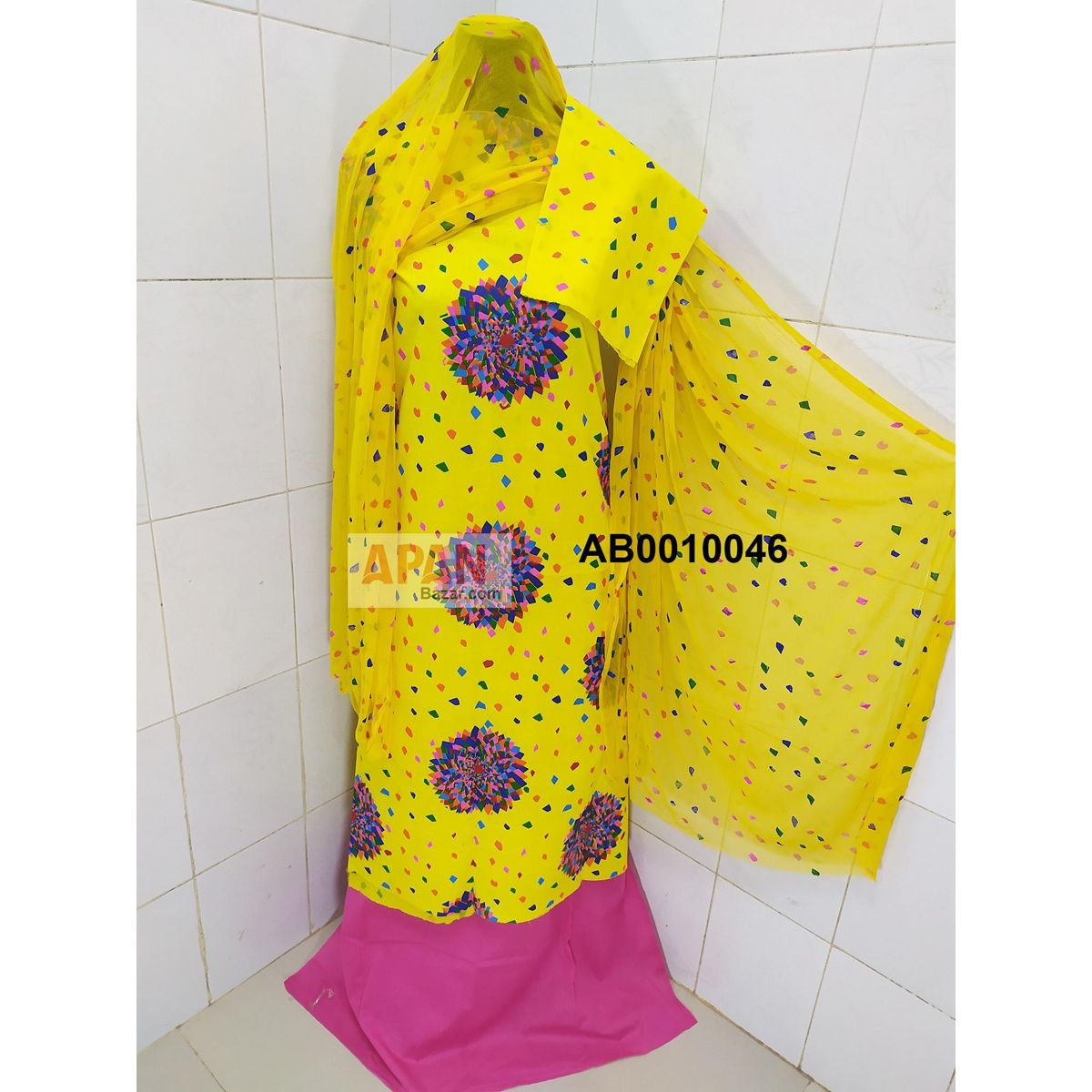 Unstitched Pure Cotton Screen Printed Trendy Salwar Kameez for aWomen