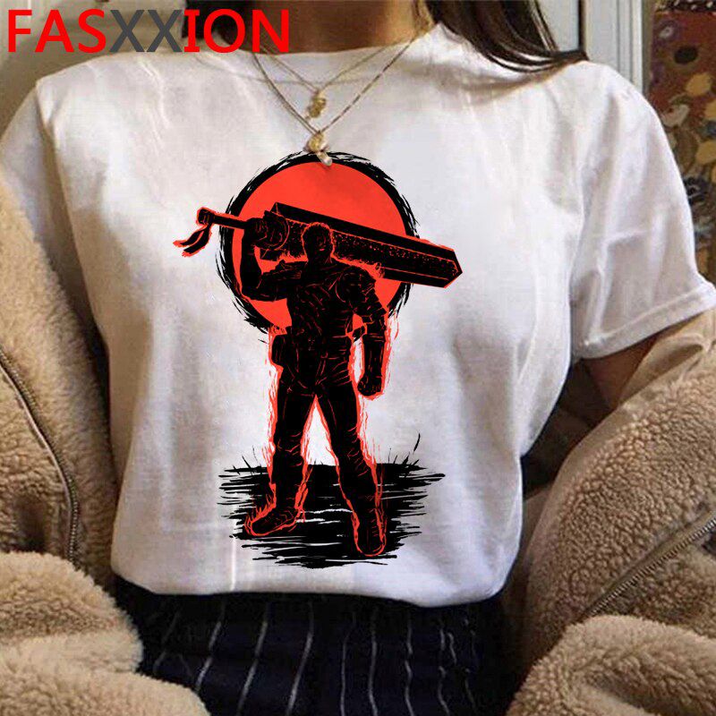 Berserk Guts Funny Cartoon T Shirt Men Manga Swordsman Gatsu Sacrifice Zodd Anime T-shirt 90s Uni Tshirt  Hop Top Tee Male