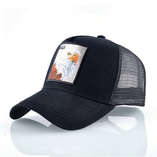 Embroidery Baseball Men 2019 Eagle Snapback Hats For Women USA Hip Hop Bones Breathable Mesh Streetwear Trucker Cap