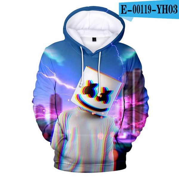 2 To 14 Years Hoodies Candy Band DJ 3d Printed Hoodie Sweatshirt Boys Girls Harajuku Cartoon Jacket Coat children Clothes