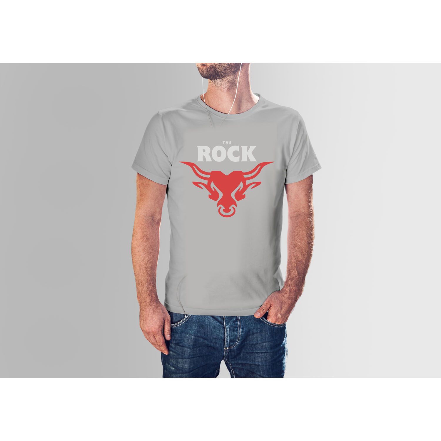 The Rock Wwe Ash Cotton Tshirt