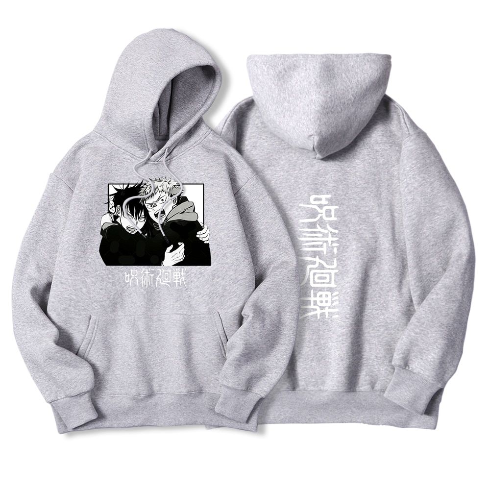 jujutsu kaisen Comics Gojou Satoru Print Hoodies Japan Harajuku style Clothing Winter Casual Hoody Fashion Cartoons Streetwear