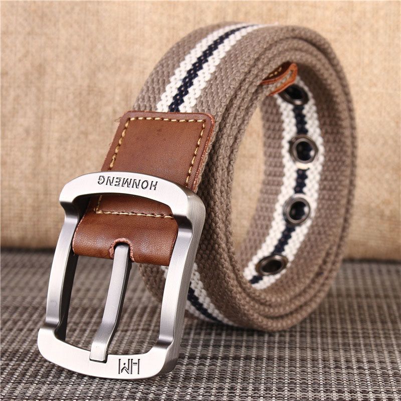 2019 Military Belt Adjustable Outdoor Canvas Belt Men for Jeans Women High Quality Alloy Buckle Casual Strap Male Belts for Men