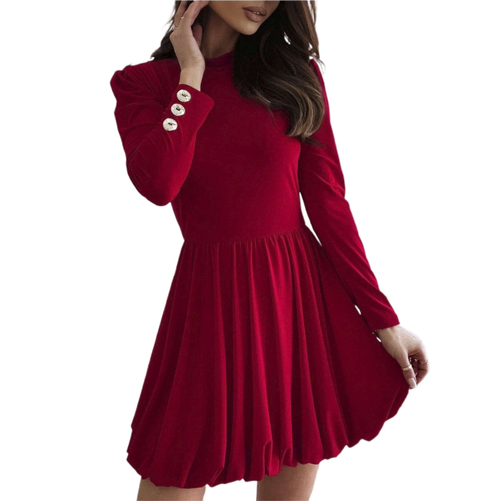 Princess Dress Round Neck Tament Crew Neckni Dress