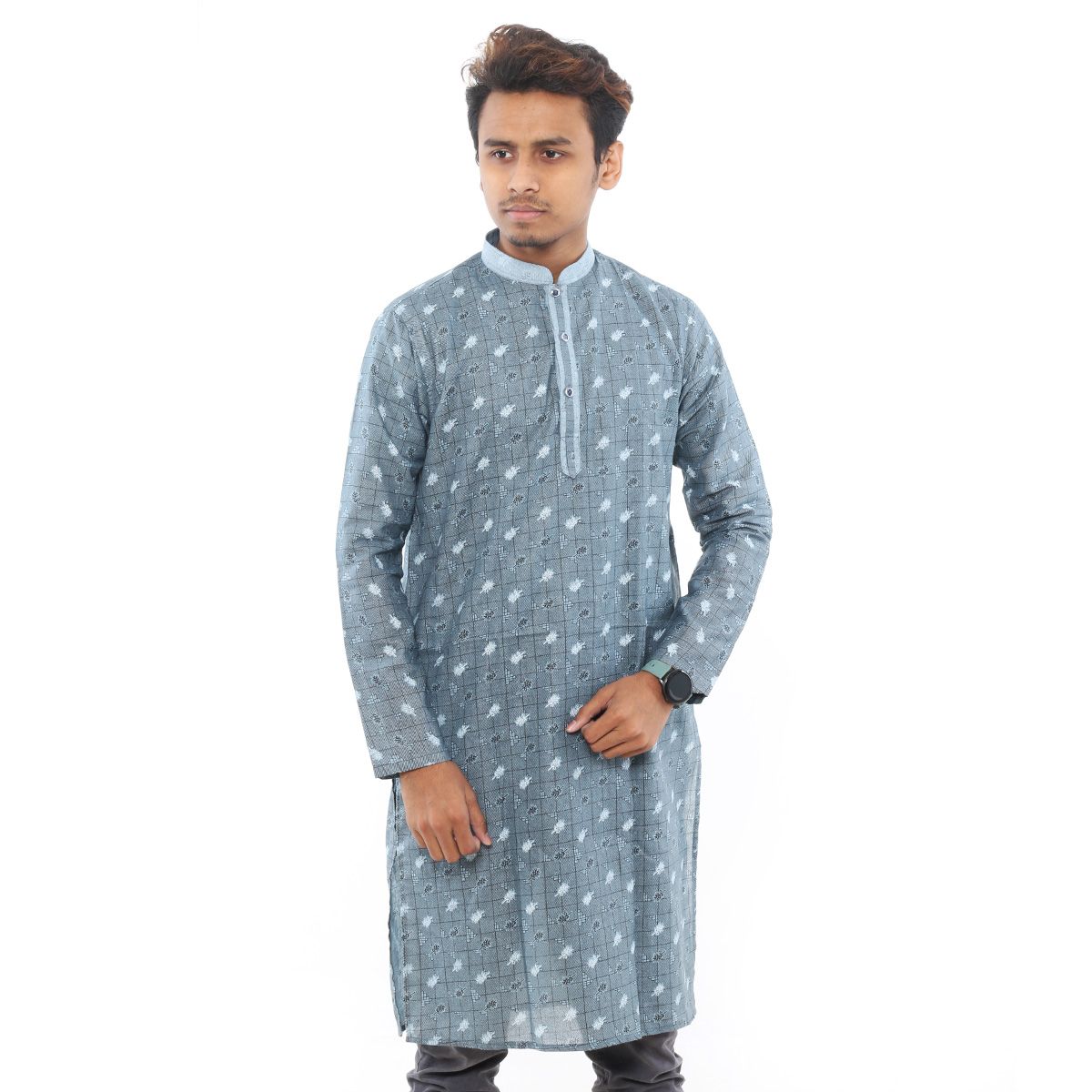 Eid Special Best Quality Fashionable Cotton Semi Long Panjabi for Men