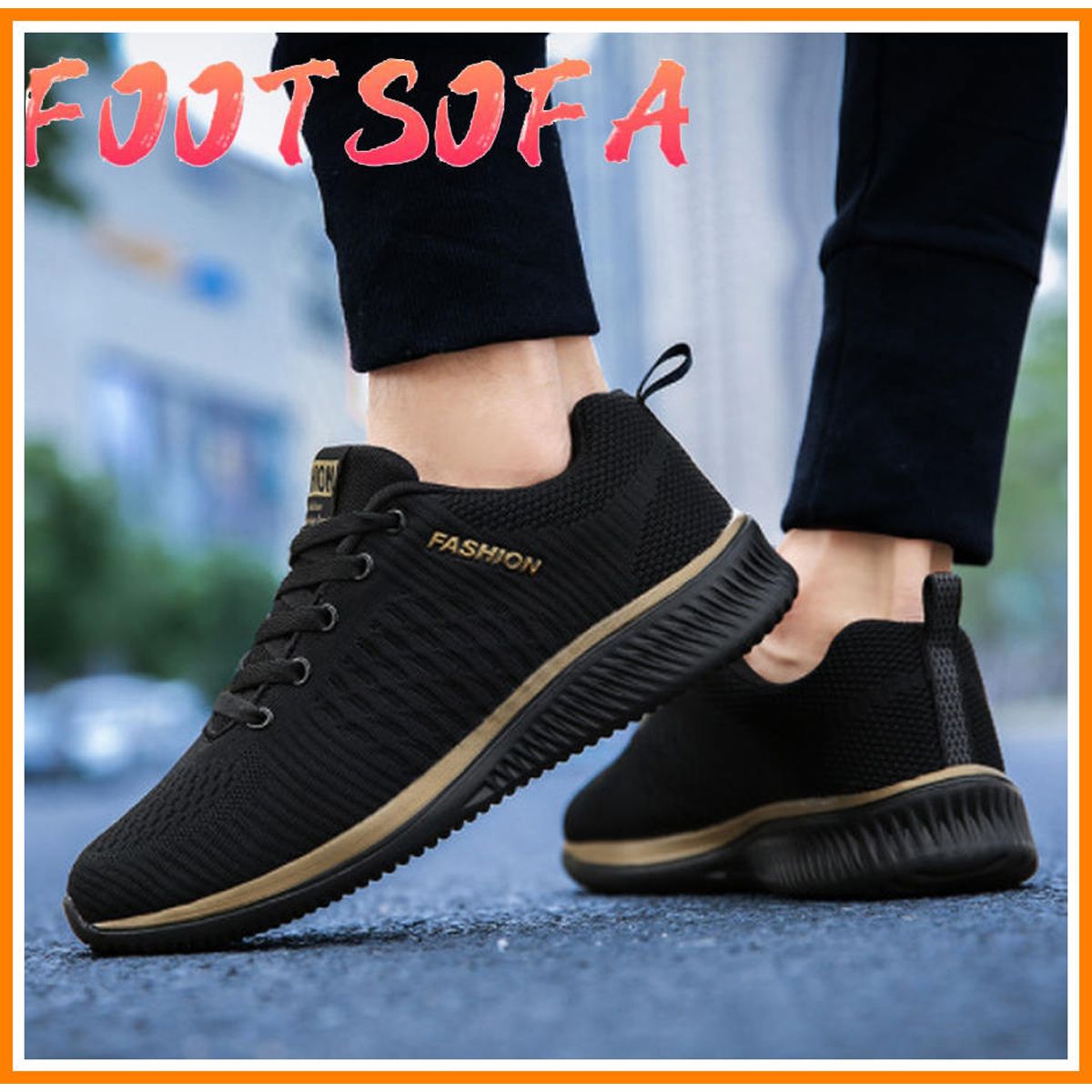 Plus Size Summer Light Weight Sports Shoes for Men Sneakers Women Running Shoes Men'sSport Shoes Male Black Red GME-1530