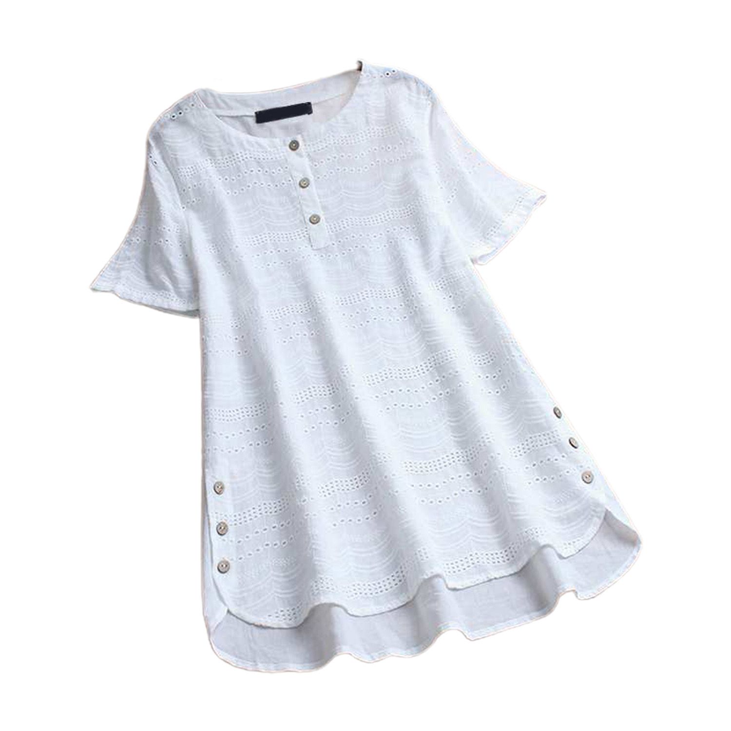 Women T-shirt Breathable Flying Sleeves Lady Shirt