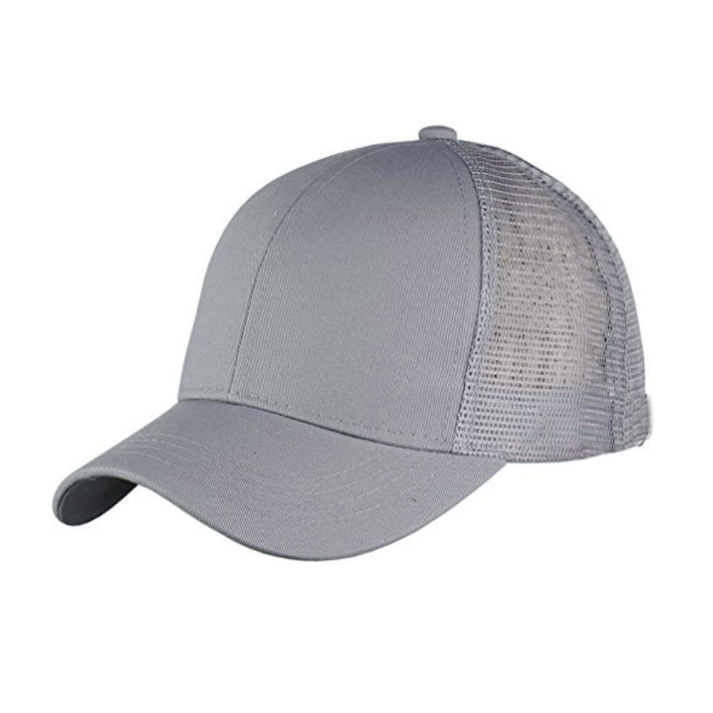 Baseball Women Glitter Ponytail Snapback Adjustable Summer Casquette Sunhat Mesh Trucker Hat Gorras Outdoor Cap