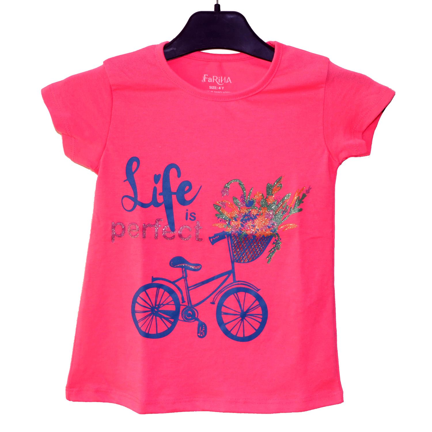 Fashionable Girls Half sleeve T-Shirt