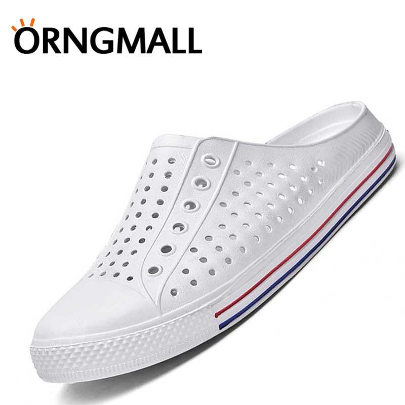 Summer Men's Women Uni Fashion Sandals Beach Shoes House Slippers Cool Non-slip Flip Flops Slip-On Lazy Shoes