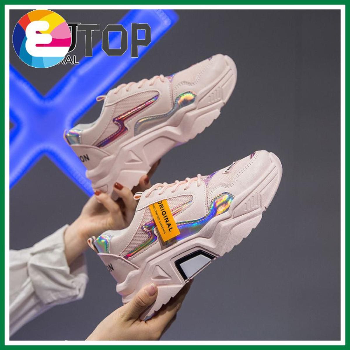 Sneaker Shoes for Women ins Korean White Running Shoes Old Papa Shoes Women New Style Sale